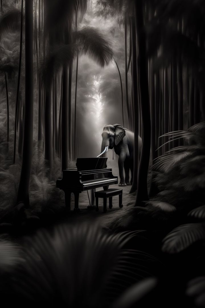 Beethoven “Moonlight Sonata” for Old Elephant